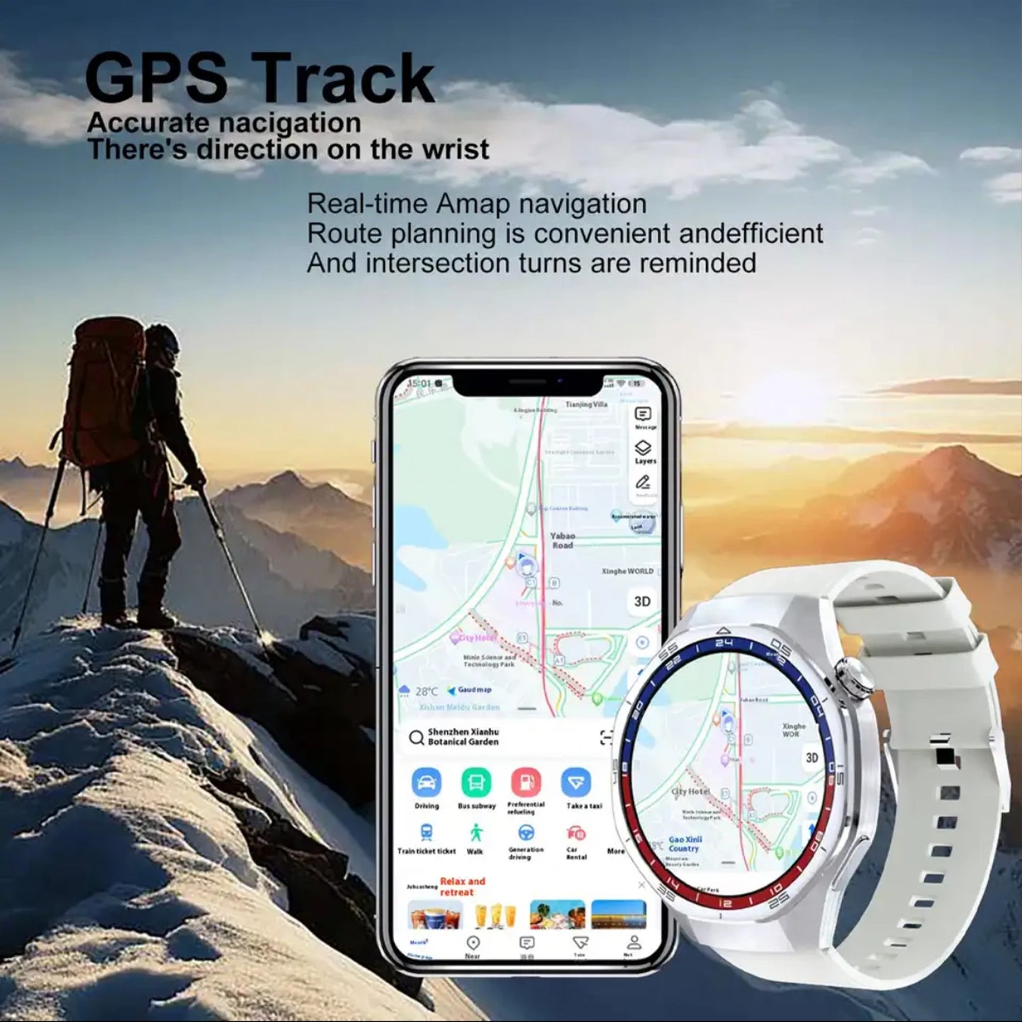 HT32 GT5 Pro – Smartwatch Premium