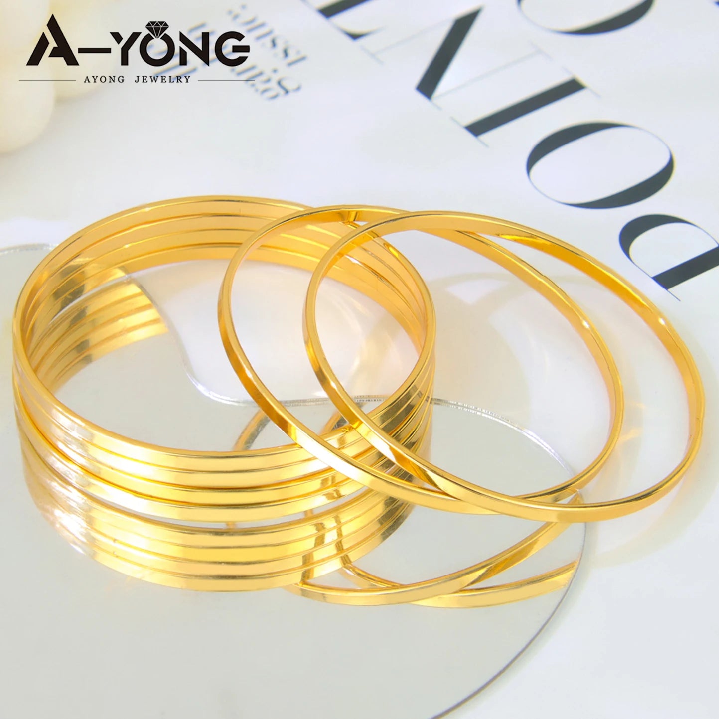 Layali Gold Bangles