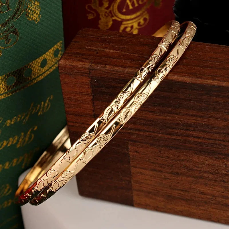 Herseygold Floral Elegance Cuff
